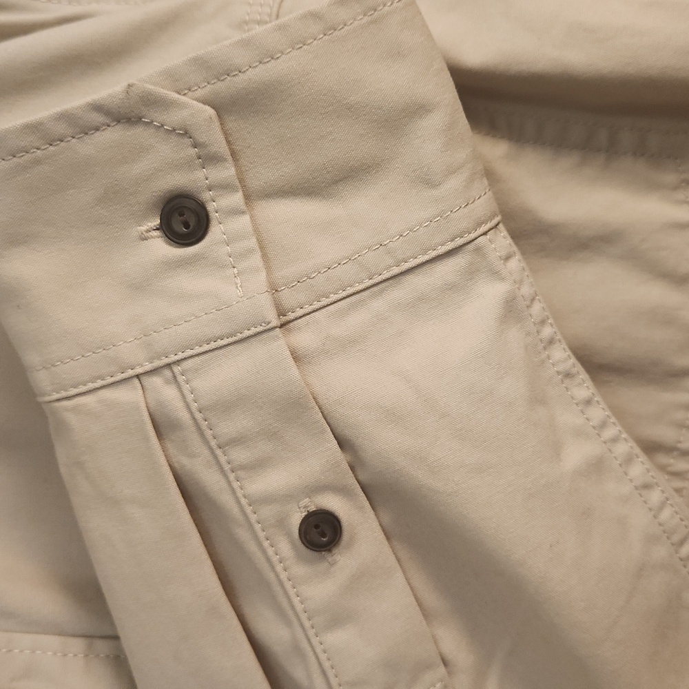 Roots Men's Beige Button-Down Shirt – Classic Utility Cotton - Picture 12 of 14